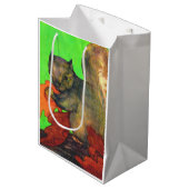 mooie eekhoorn print medium cadeauzakje (Voorkant Gekanteld)
