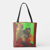 mooie eekhoorn tote bag (Achterkant)