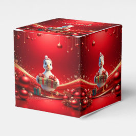 Mooie Eend Kerst Vakantie Favoriet Doos Bedankdoosjes