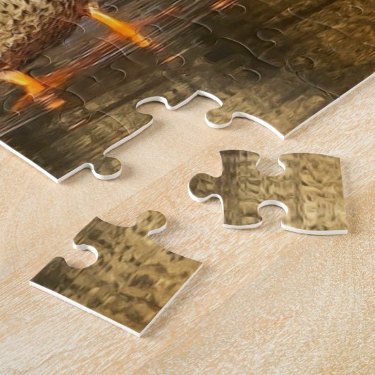 mooie eenden puzzel legpuzzel (Zijkant)