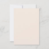 Mooie Eenhoorn Bloemenkrans Blush Roze Aangepaste Bedankkaart (Achterkant)