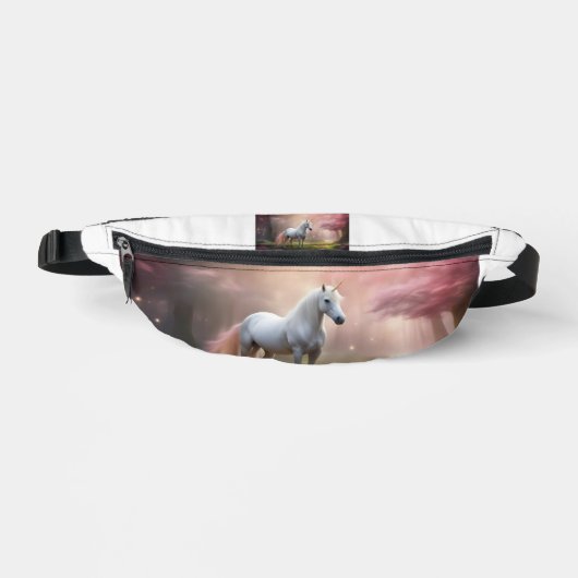 Mooie Eenhoorn Fanny Pack Print Bag Heuptasje (Voorkant)