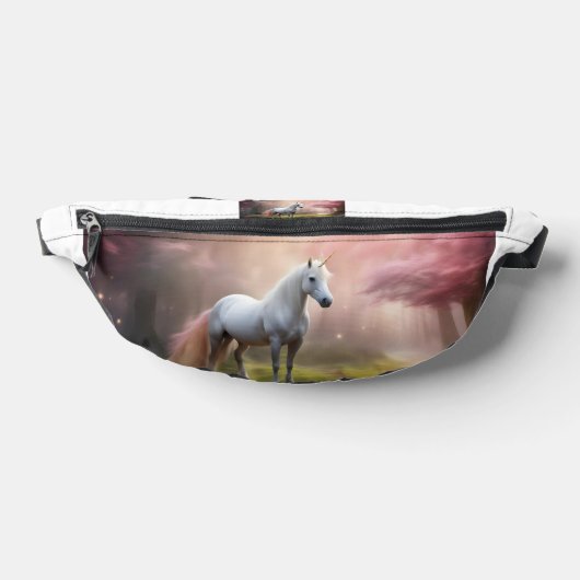 Mooie Eenhoorn Fanny Pack Print Bag Heuptasje (Liggend)