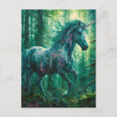 Mooie Eenhoorn in een Bos Briefkaart (Voorkant)