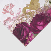 Mooie eenhoorn in het weefsel van de bloemen tissuepapier (Detail)