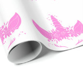 Mooie eenhoorn kop - Kies achtergrondkleur Cadeaupapier (Rol Hoek)