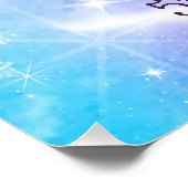 Mooie Eenhoorn met Ballon Poster Welkom Bord (Hoek)