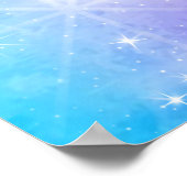 Mooie Eenhoorn met Ballon Poster Welkomstbord (Hoek)