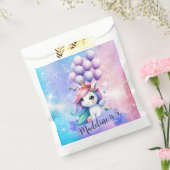 Mooie Eenhoorn met Ballonnen Papier Favoriet Tasse Bedankzakje (Gezegeld)