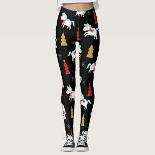Mooie Eenhoorn Vakantiepatroon Leggings