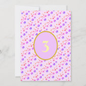 Mooie eenhoorn verjaardag uitnodiging (Achterkant)