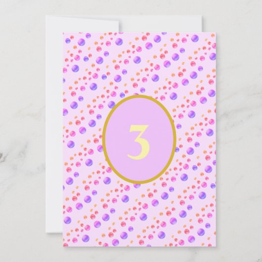 Mooie eenhoorn verjaardag uitnodiging (Achterkant)