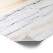 Mooie Eenvoudige Blauwe Vergeet-me-niet Bloemen Poster (Hoek)