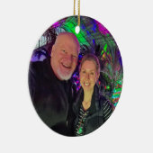 Mooie & eenvoudige foto kerstboom Ornament (Rechts)