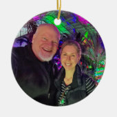 Mooie & eenvoudige foto kerstboom Ornament (Voorkant)