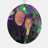 Mooie & eenvoudige foto kerstboom Ornament (Links)