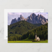 Mooie eenzame kerk, Rainui 2 genaamd Briefkaart (Voorkant / Achterkant)