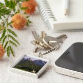 Mooie eenzame kerk, Rainui 2 genaamd Sleutelhanger (Zijkant)