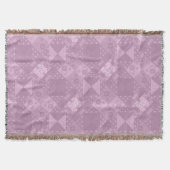 mooie effen traditionele lila patchwork deken (Voorkant)