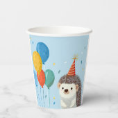 Mooie Egel Feest Papieren Bekers (Achterkant)
