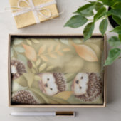 Mooie Egel Herfstbladeren Patroon Tissuepapier (Geschenk)