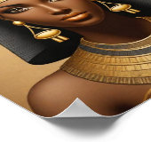 Mooie Egyptische koningin Poster (Hoek)