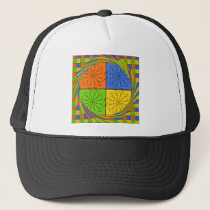 Mooie Egyptische Patroon: Een Schitterend Ontwerp Trucker Pet