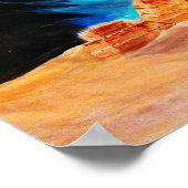 Mooie Egyptische piramiden acrylverf Poster (Hoek)