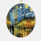 Mooie Eiffeltoren Paris Souvenir Keramisch Ornament (Links)