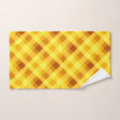Mooie eigeelgele karokende handdoek (Handdoek)