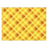 Mooie eigele gele geruite kleine tafelkleed (Voorkant (Horizontaal))