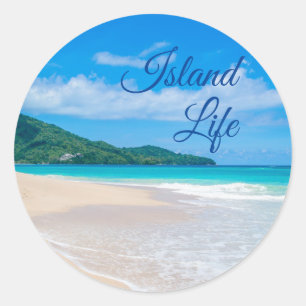 Mooie eiland leven Stickers