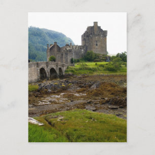 Mooie Eileen Donan Castle in het westen van Dornie Briefkaart