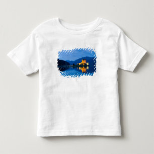 Mooie Eileen Donan Castle in het westen van Dornie Kinder Shirts