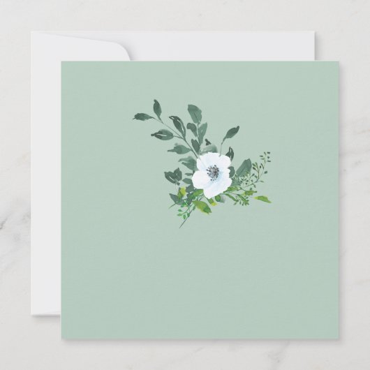 Mooie Elegant 80e verjaardag Uitnodigingen voor vr (Achterkant)