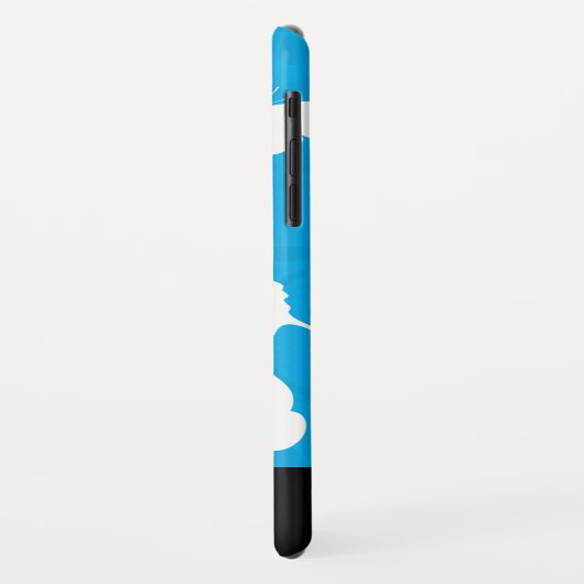 Mooie Elegant butterflies Monogram Case-Mate iPhone Case (Achterkant/links)