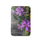 Mooie Elegant Colorful Wild Flowers Badmat (Voorkant Verticaal)