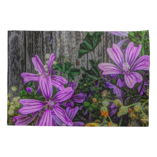 Mooie Elegant Colorful Wild Flowers Kussensloop (Achterkant)