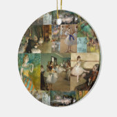 Mooie Elegant Degas Ballet Dancers Keramisch Ornament (Links)