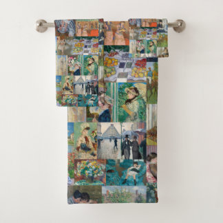 Mooie Elegant-impressionistische kunst Bad Handdoek