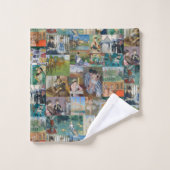 Mooie Elegant-impressionistische kunst Bad Handdoek (Wasdoekje)