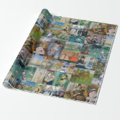 Mooie Elegant-impressionistische kunst Cadeaupapier (Uitgerold)