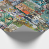 Mooie Elegant-impressionistische kunst Cadeaupapier (Hoek)