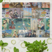 Mooie Elegant-impressionistische kunst Theedoek (Gevouwen)