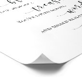 Mooie elegant in het teken van het liefdevol geheu poster (Hoek)