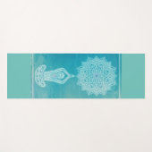 Mooie elegant mandala yogamat (Voorkant (horizontaal))