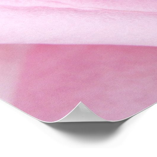 Mooie Elegant Roze Roze Macro Poster (Hoek)