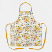 Mooie elegant Yellow Sunshine floral Schort (Voorkant)