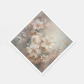 Mooie, Elegante Bloemen Servet (Hoek)