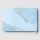 Mooie elegante bruiloft Folie Guestbook Gastenboek (Achterkant)